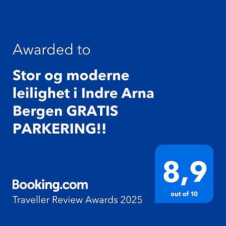 Stor Og Moderne Leilighet I Indre Arna Bergen Gratis Parkering!! Exterior foto